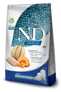 Farmina - Dog - N&D Ocean Puppy Large Breed Grain Free Cod, Pumpkin & Cantaloupe Recipe