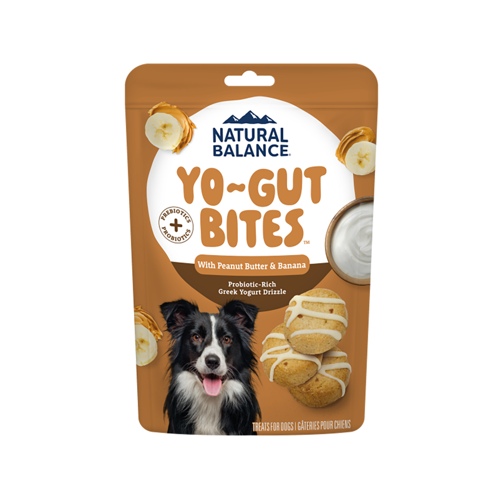 Natural Balance - Dog - Yo-Gut Bites with Peanut Butter & Banana