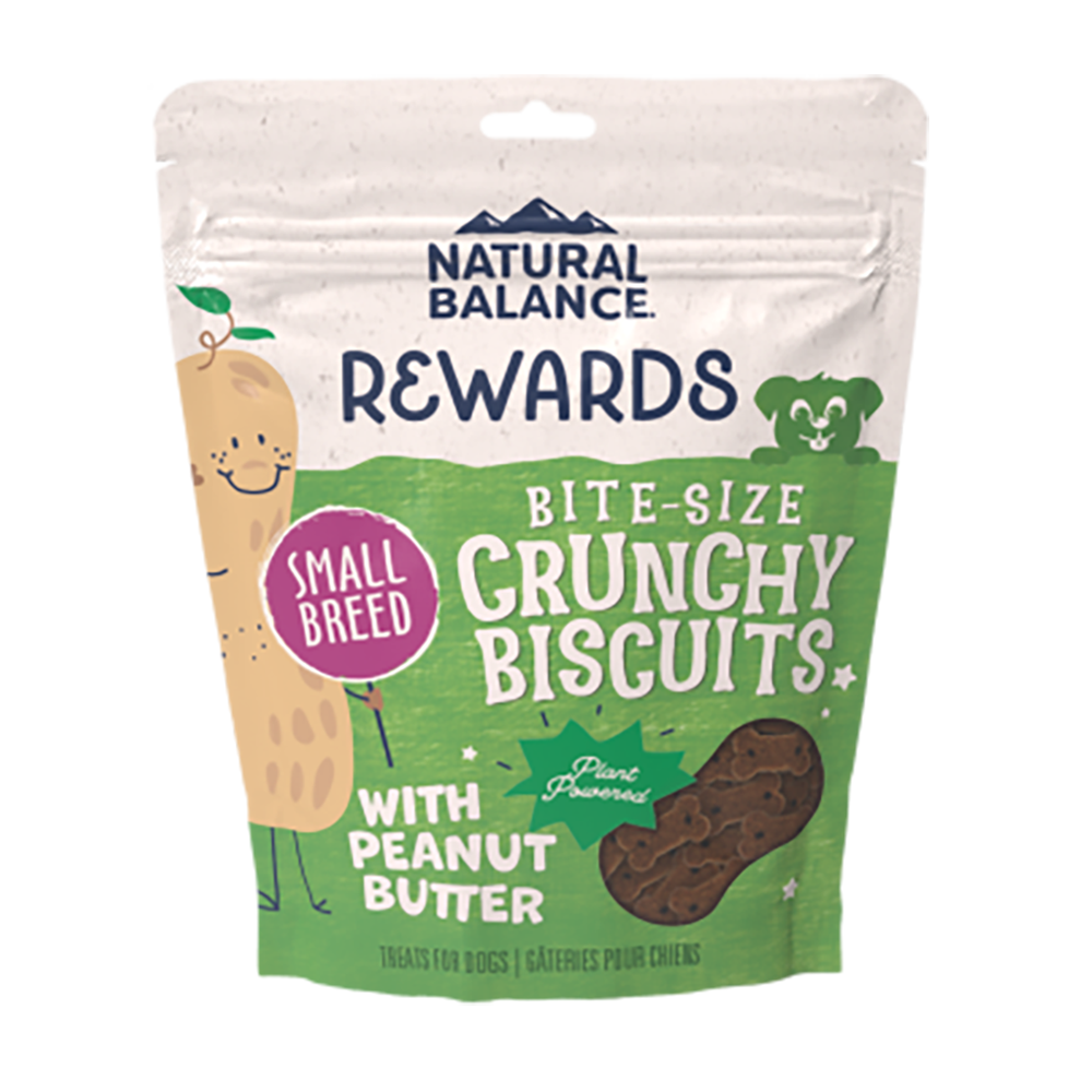 Natural Balance - Dog - Treats Rewards Crunchy Biscuits Peanut Butter Small Breed