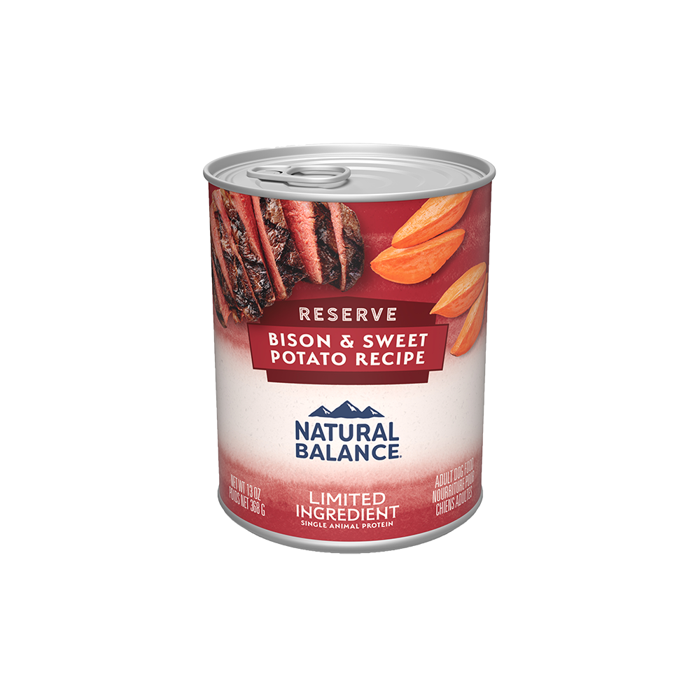 Natural Balance - Dog - Limited Ingredient Reserve Bison & Sweet Potato Recipe