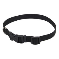 Tuff Buckle - Dog - Adjustable Nylon Collar Black
