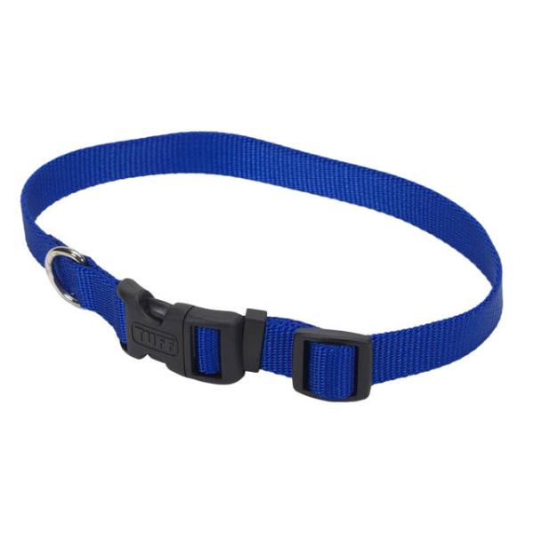 Tuff Buckle - Dog - Adjustable Nylon Collar Blue