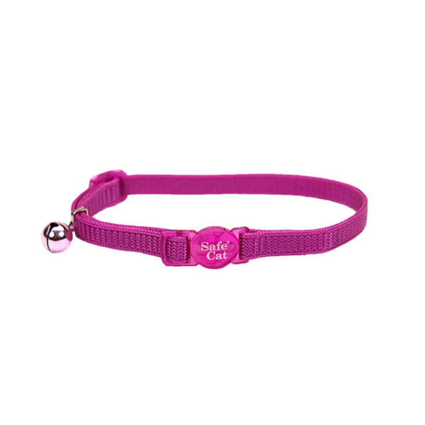 SafeCat - Cat - Adjustable Nylon Breakaway Collar Orchid