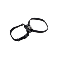 SizeRight - Cat - SnagProof Adjustable Nylon Harness Black