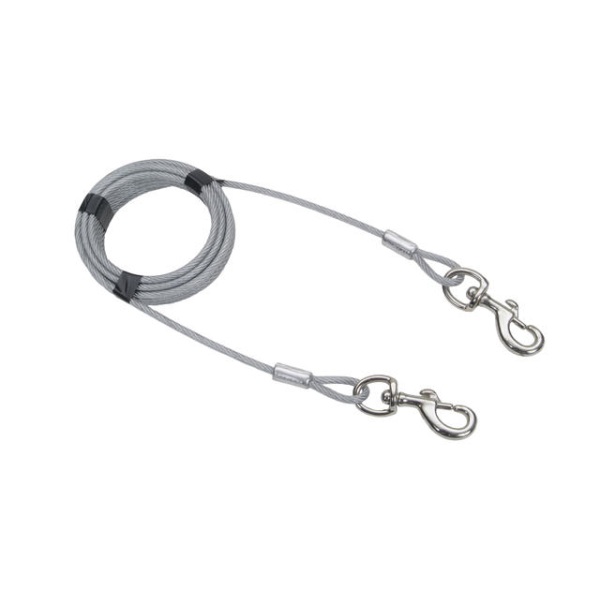 Titan - Dog - Giant Cable Tie Out w/Nickel Plated Snaps
