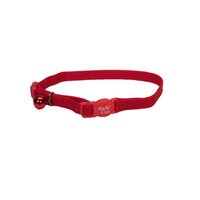SafeCat - Cat - Adjustable Nylon Breakaway Collar Red