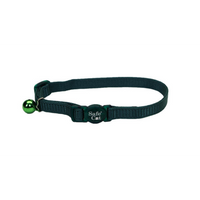 SafeCat - Cat - Adjustable Nylon Breakaway Collar Hunter Green