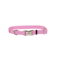 Titan - Dog - Buckle Adjustable Nylon Collar Bright Pink