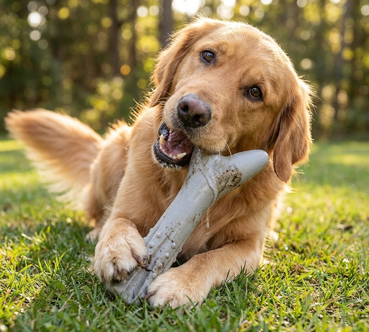 Outward Hound - Dog - Bionic Bone Toy Orange