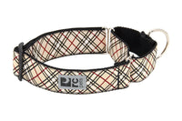 RC Pets - Dog - All Webbing Training Collar Tan Tartan