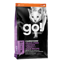 Go! Solutions - Cat - Carnivore Grain Free Chicken, Turkey & Duck Recipe