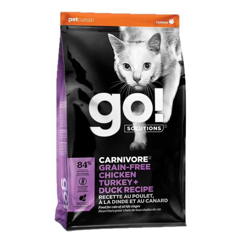 Go! Solutions - Cat - Carnivore Grain Free Chicken, Turkey & Duck Recipe