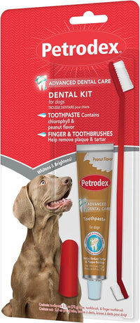 Petrodex - Dog - Natural Toothpaste Kit