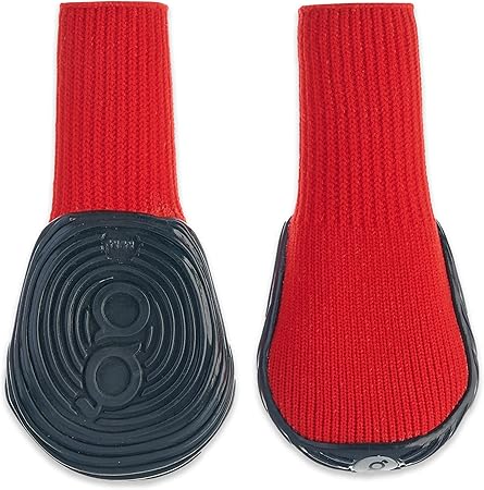 Goo-eez - Dog - Ultras Dog Boots Black/Red 2pk