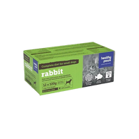 Healthy Paws - Dog - Frozen Raw Small Canine Complete Dinner Rabbit