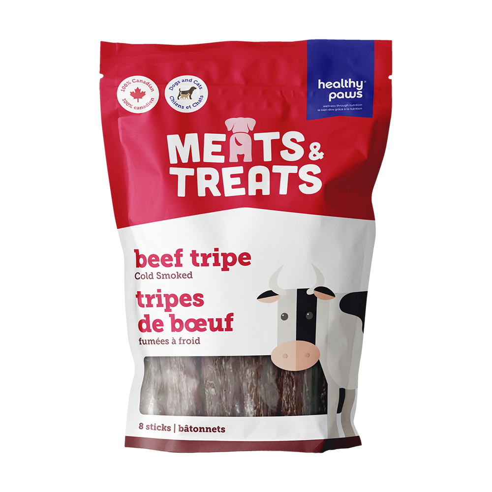 Healthy Paws - Dog - Cold Smoked Beef Tripe Sticks