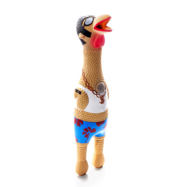 Charming Pet - Dog - Latex Rubber Squawkers Chicken Toy Earl
