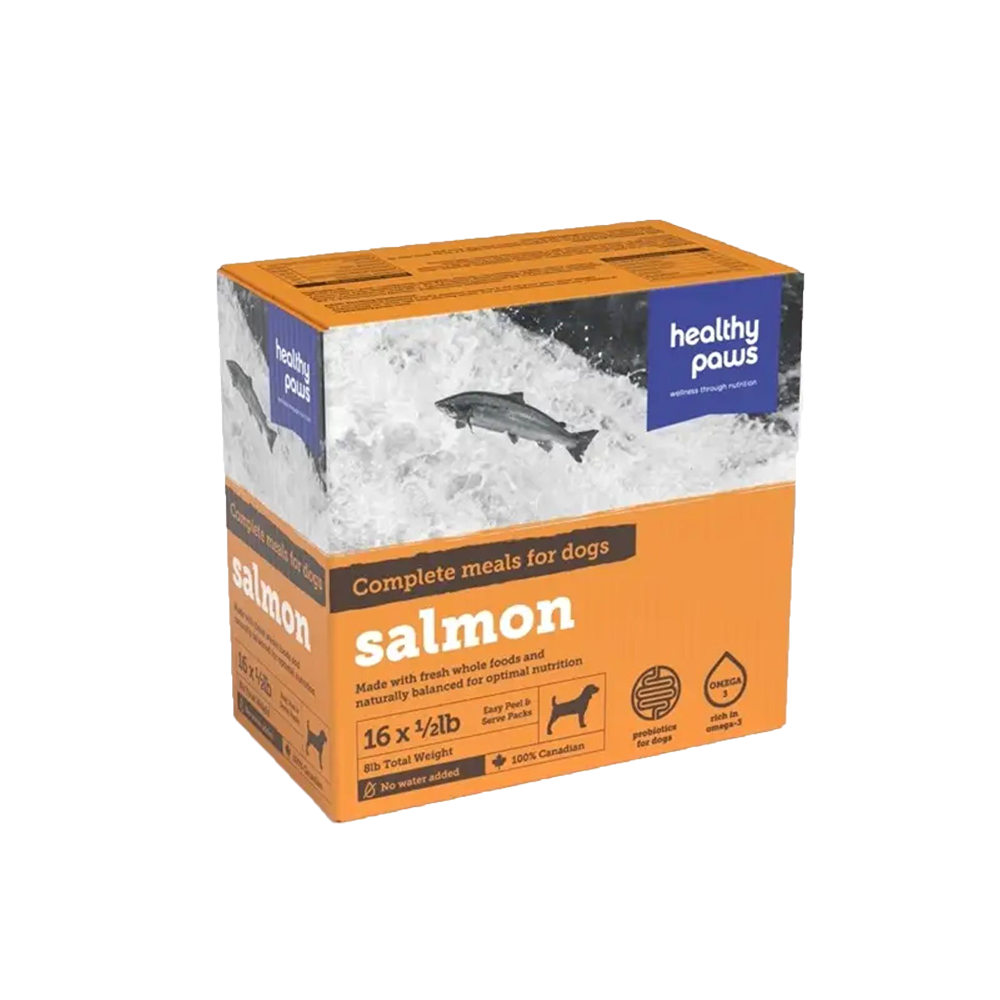 Healthy Paws - Dog - Frozen Raw Complete Dinner Salmon