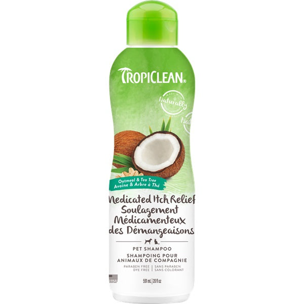 Tropiclean - Dog - Oatmeal & Tea Tree Medicated Shampoo