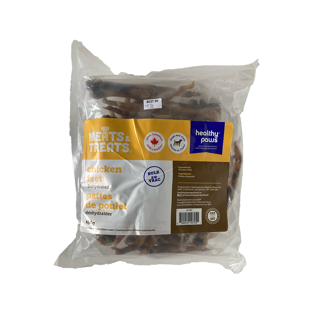Healthy Paws - Dog - Dehydrated Chicken Feet