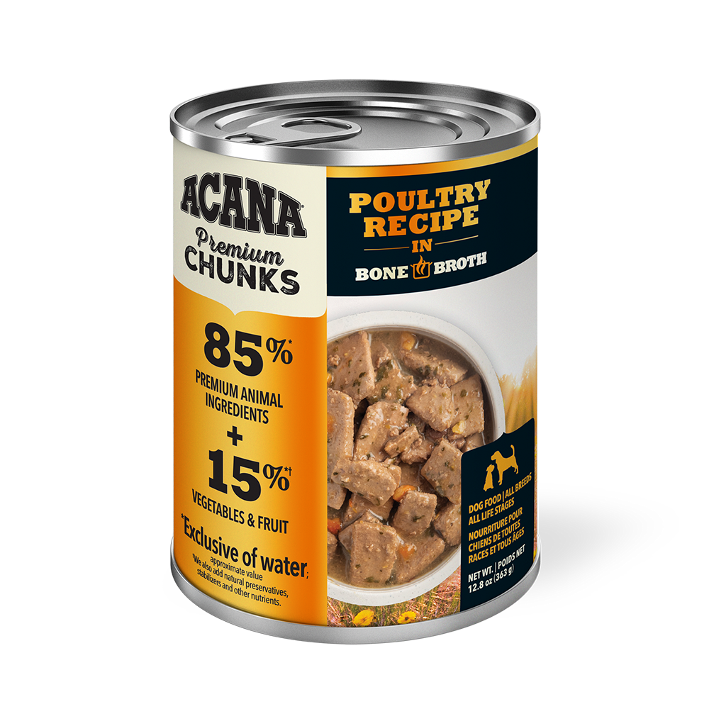 ACANA - Dog - Premium Chunks Poultry Recipe in Bone Broth