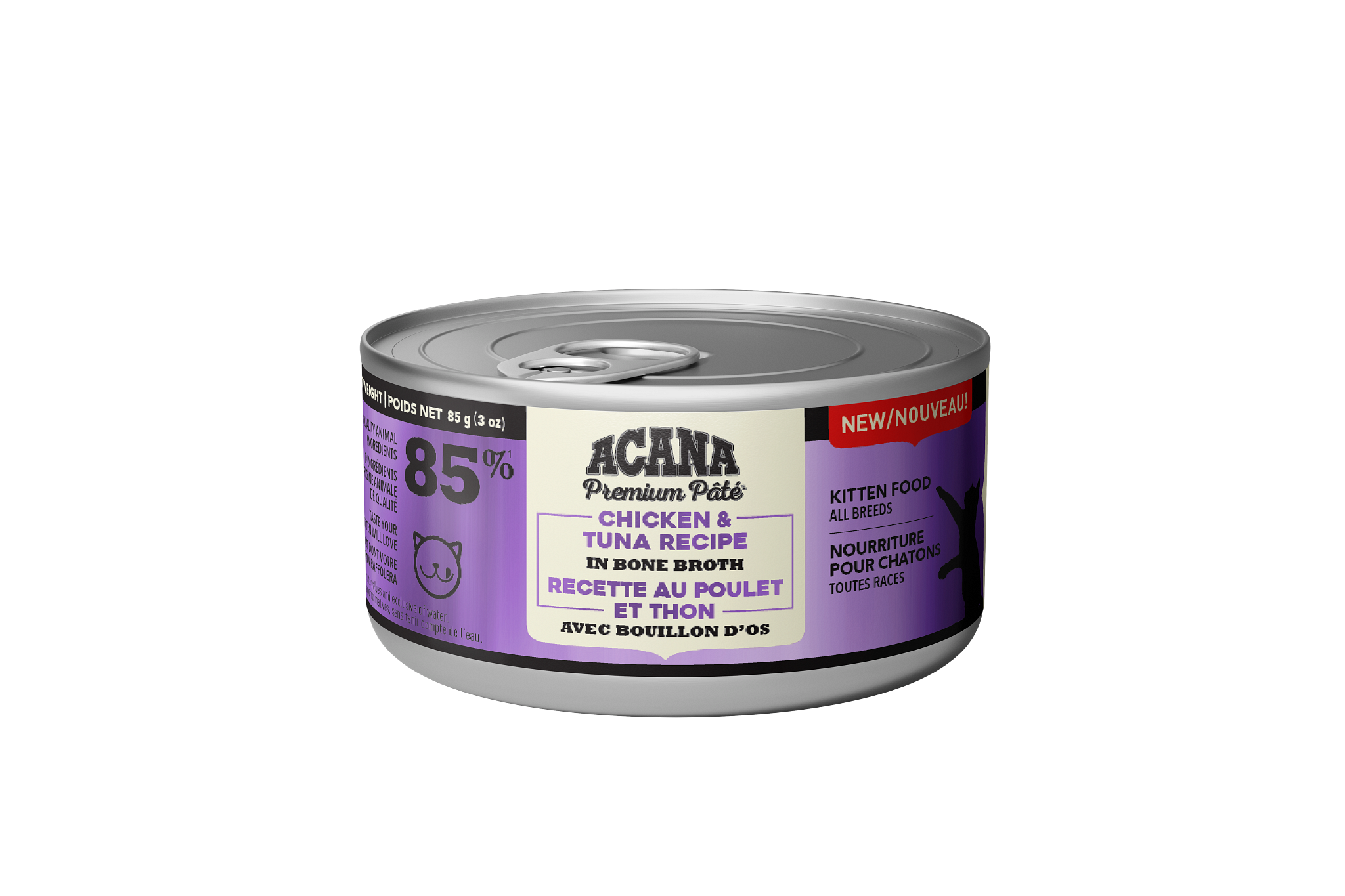 ACANA - Cat - Chicken & Tuna Pâté Recipe in Bone Broth for Kittens