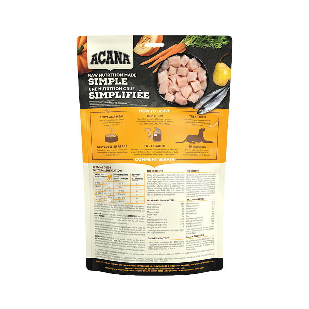 ACANA - Dog - Freeze Dried Morsels Free Run Chicken Recipe