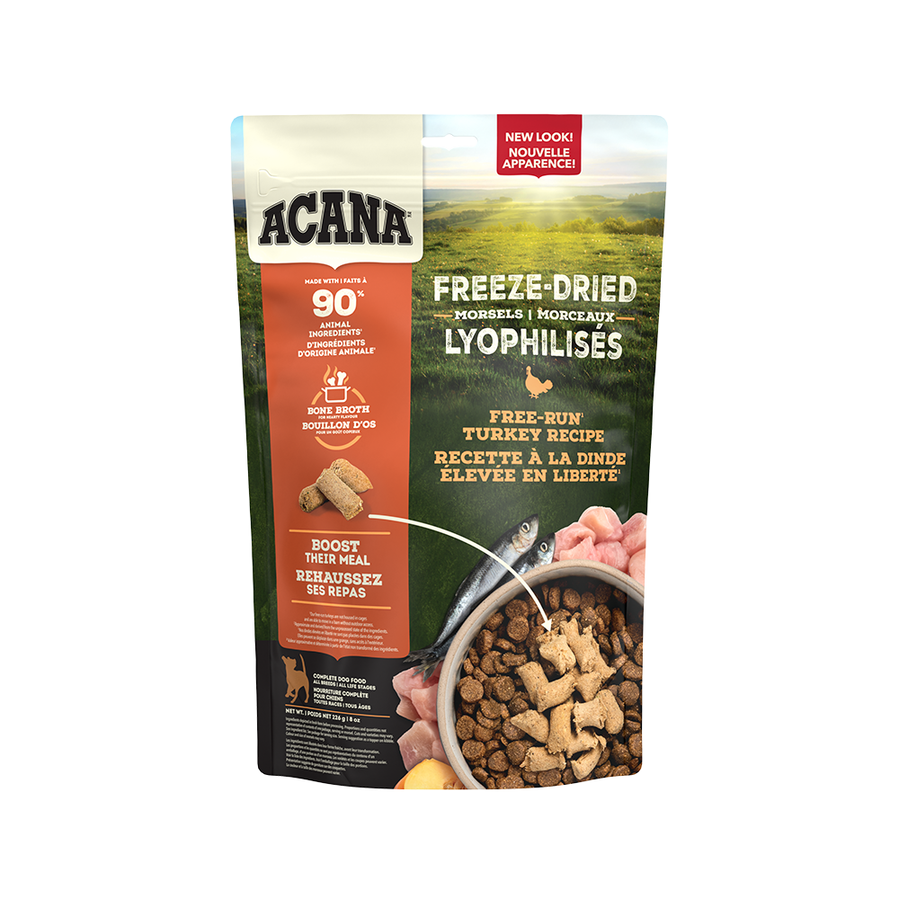 ACANA - Dog - Freeze Dried Morsels Free Run Turkey Recipe