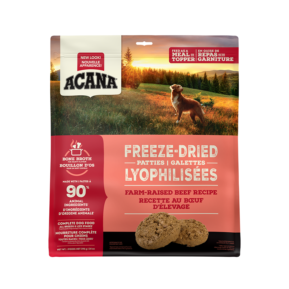 ACANA - Dog - Freeze Dried Patties Ranch Raised Beef Recipe