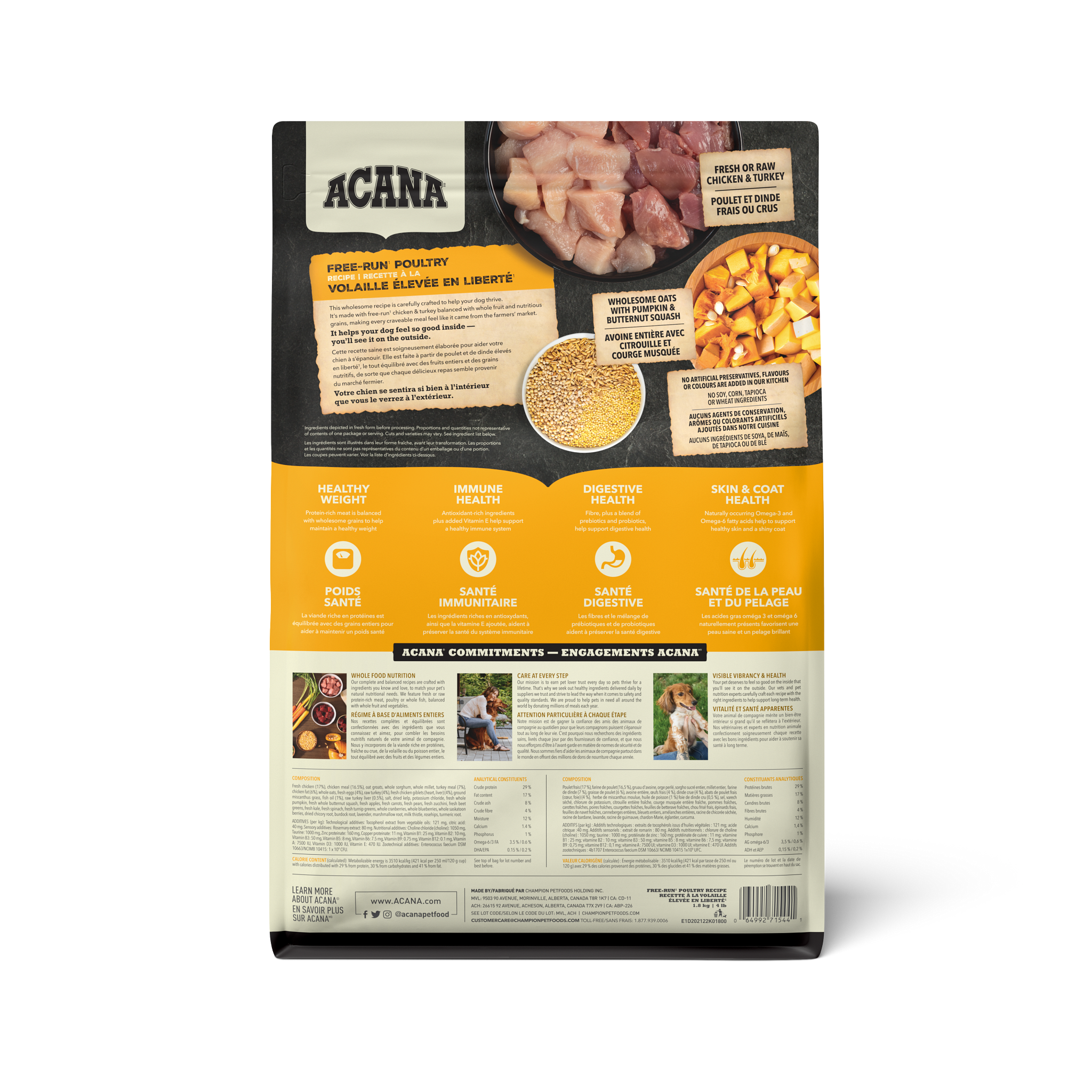 ACANA - Dog - Healthy Grains Free-Run Poultry
