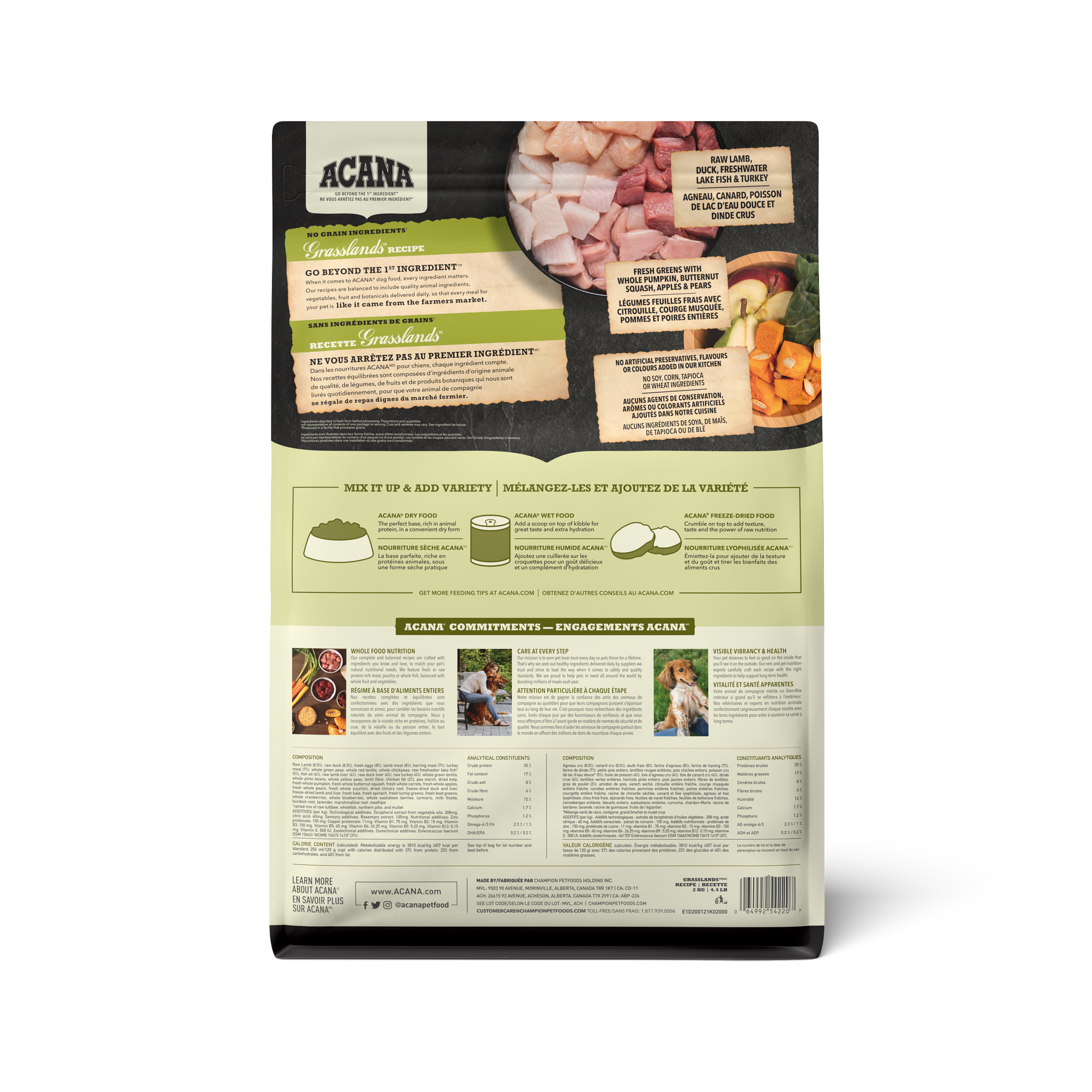 ACANA - Dog - Highest Protein Grasslands