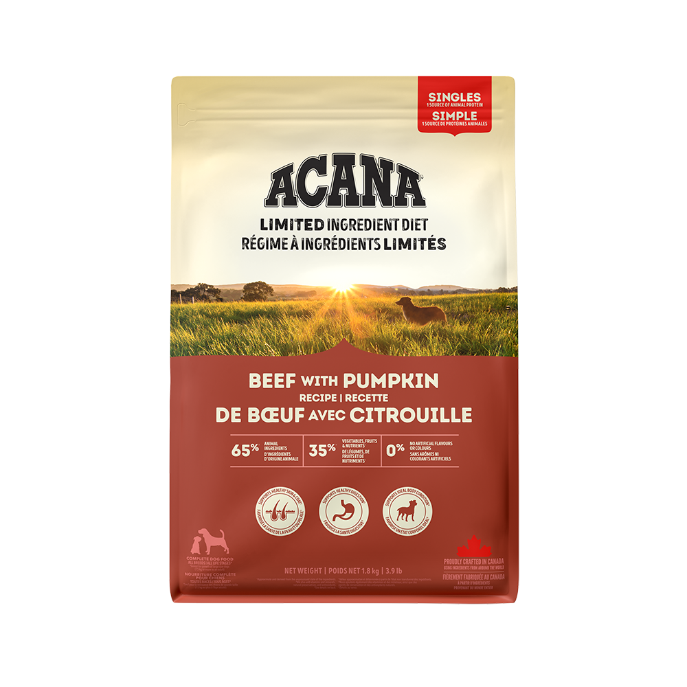 ACANA - Dog - Singles Beef & Pumpkin Recipe