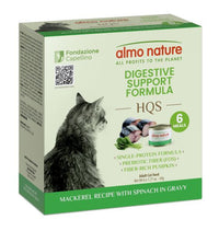 Almo Nature - Cat - HQS Functionals Digestive Support Mackerel & Spinach Recipe in Gravy