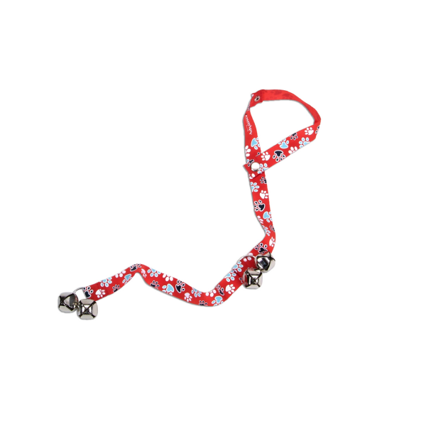 Advance - Dog - Potty Training Bells Red with Paws