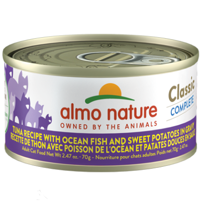 Almo Nature - Cat - Classic Complete in Gravy Tuna & Ocean Fish & Sweet Potatoes Recipe
