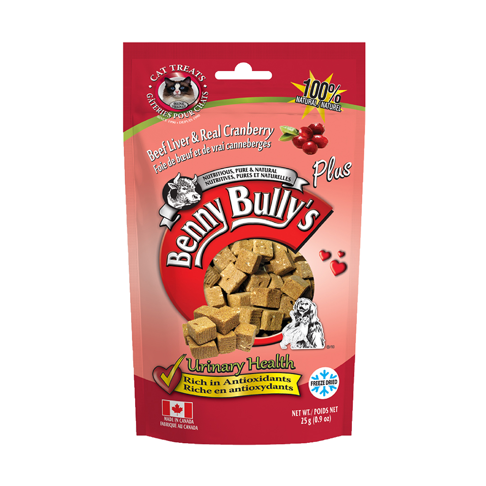 Benny Bully's - Cat - Freeze Dried Treats Beef Liver & Real Cranberry