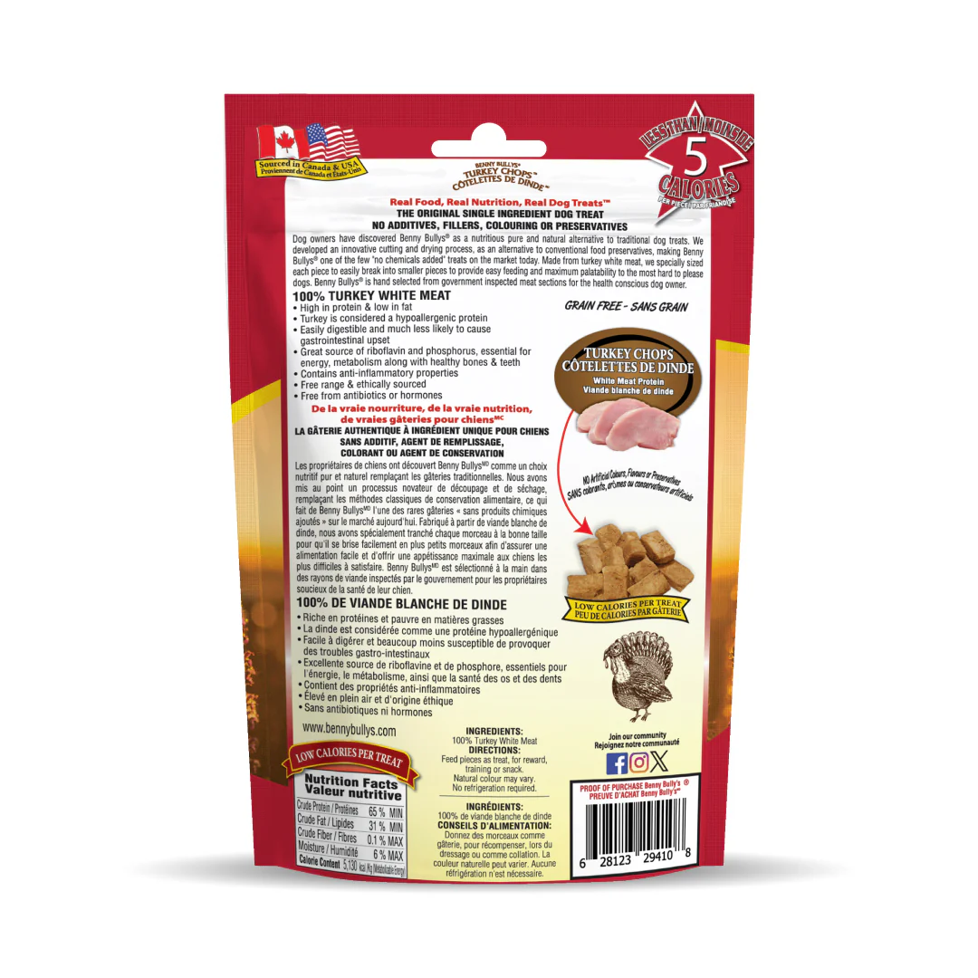 Benny Bully's - Dog - Freeze Dried Treats Turkey Chops