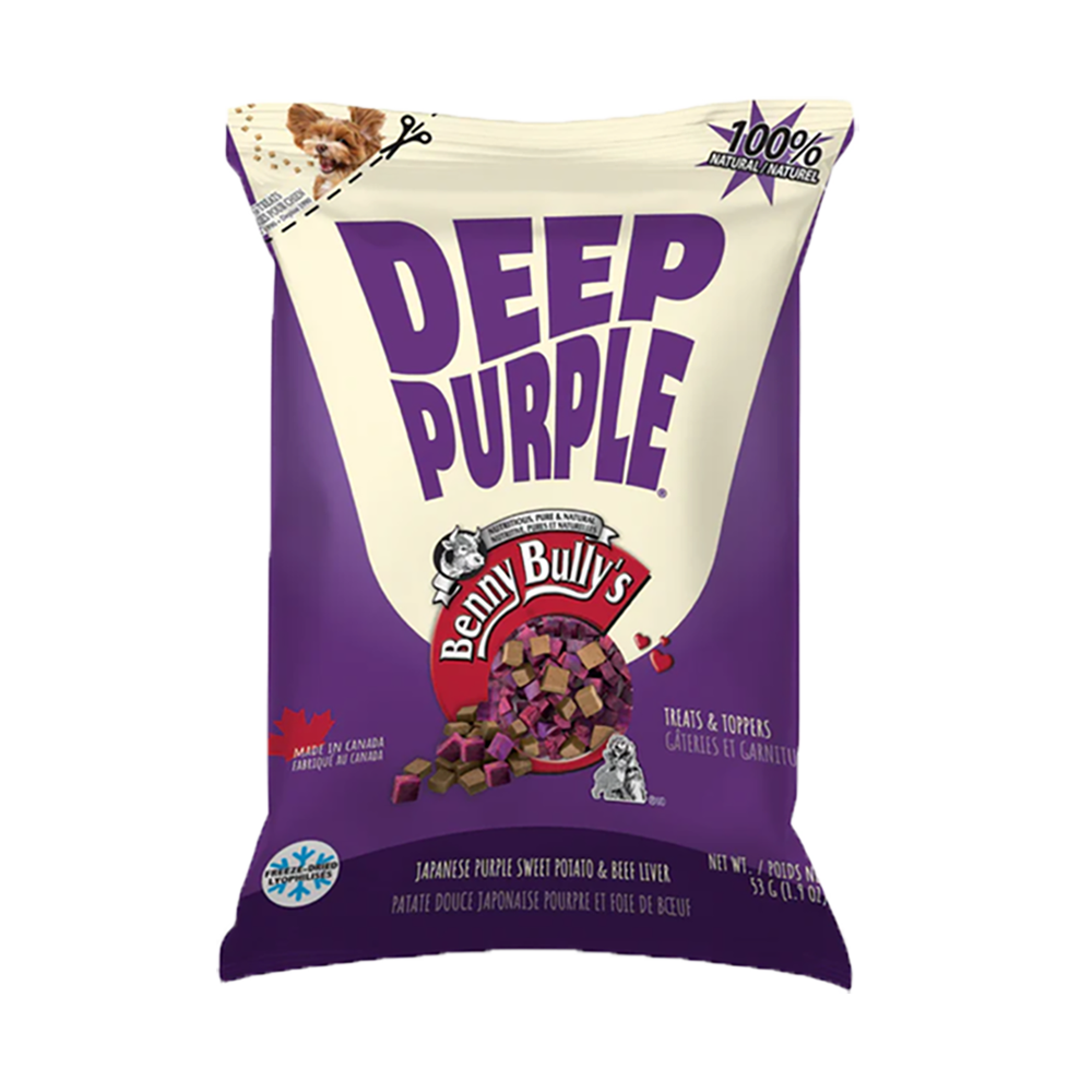 Benny Bully's - Dog - Freeze Dried Treats Deep Purple & Beef Liver