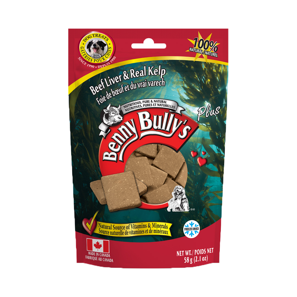 Benny Bully's - Dog - Freeze Dried Treats Beef Liver & Real Kelp