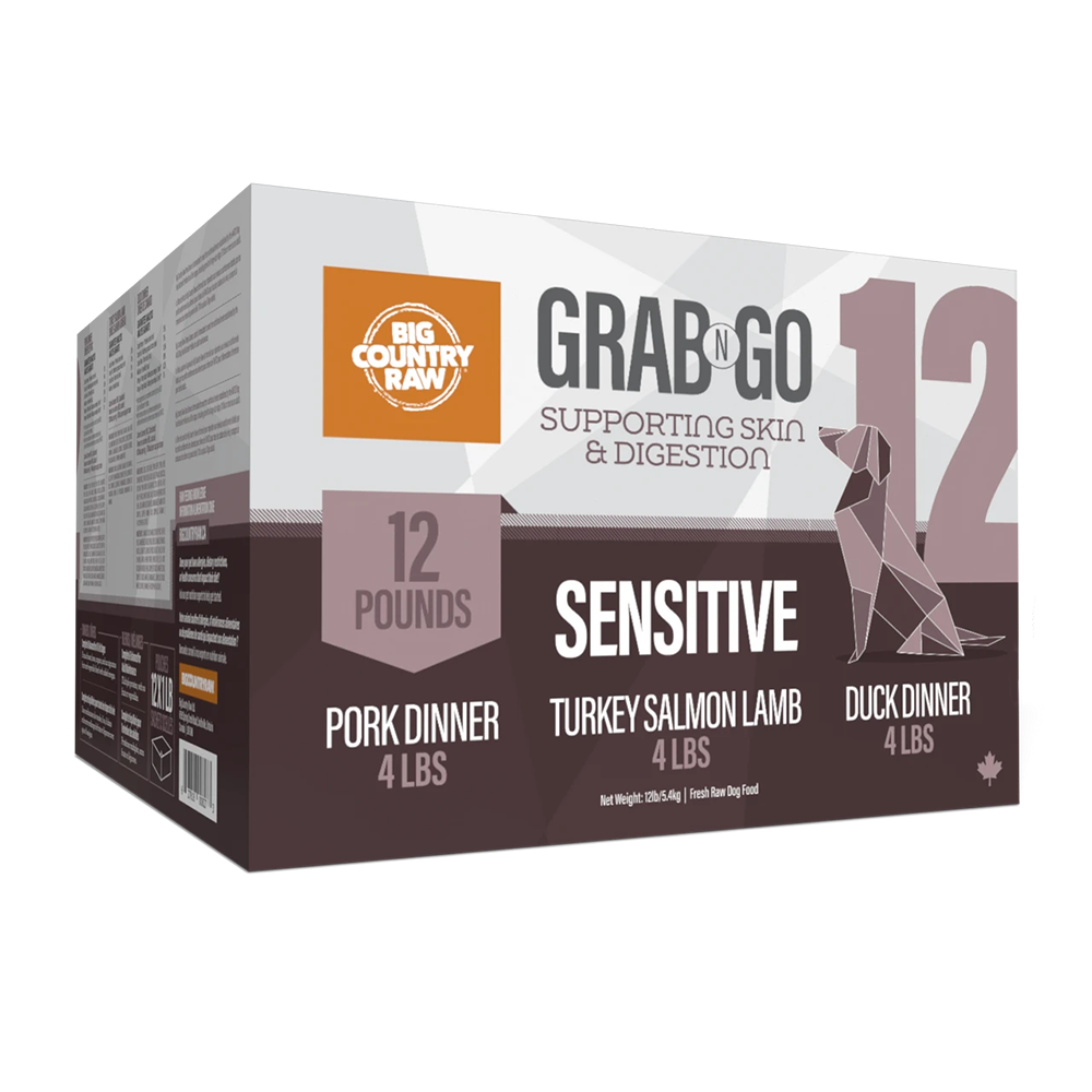 Big Country Raw - Dog - Grab N Go Sensitive Variety Pack
