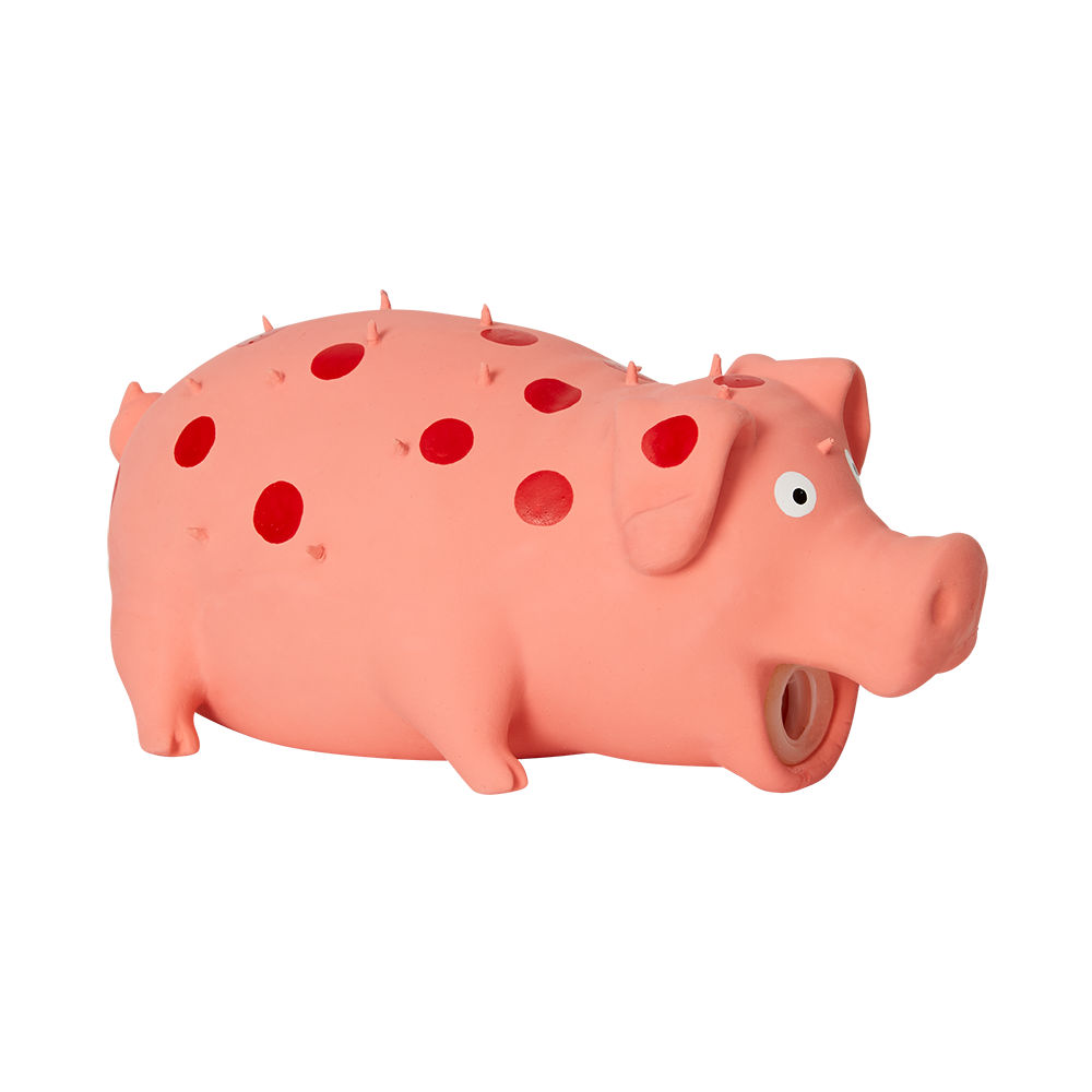 BüD'z - Dog - Latex Toy Spotted Pig Squeaker Pink