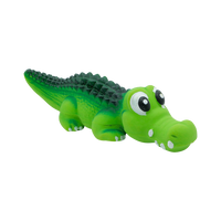 BüD'z - Dog - Latex Toy Squeaker Alligator Green