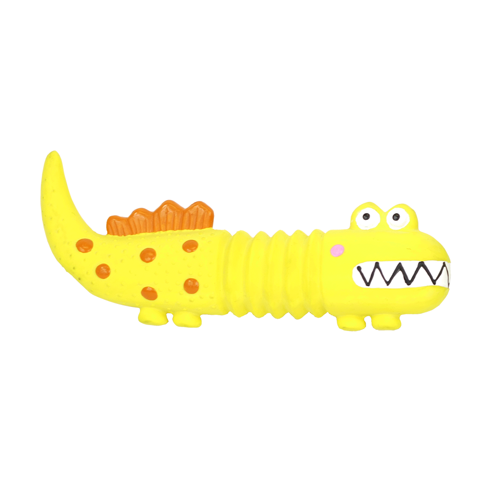 BüD'z - Dog - Latex Toy Lizard Yellow