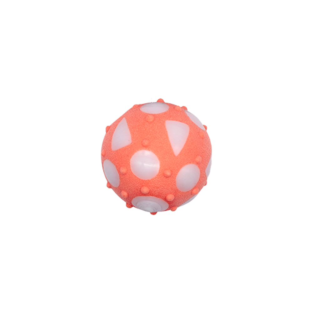 BüD'z - Dog - Rubber Toy Full Ball Coral