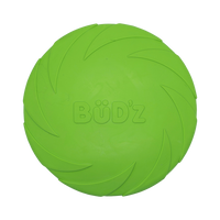 BüD'z - Dog - Rubber Toy Frisbee Green