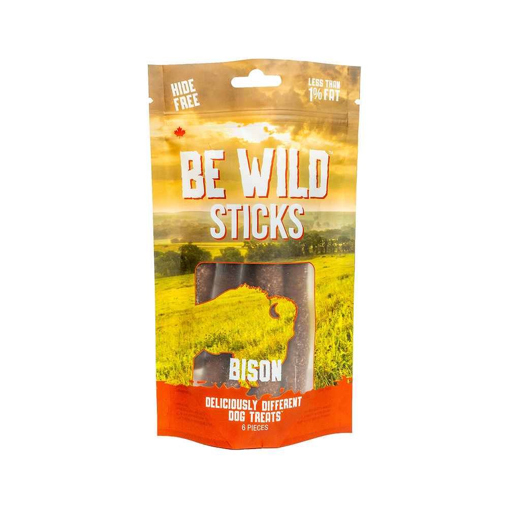 This & That Canine Co. - Dog - Be Wild Sticks Bison 6pk
