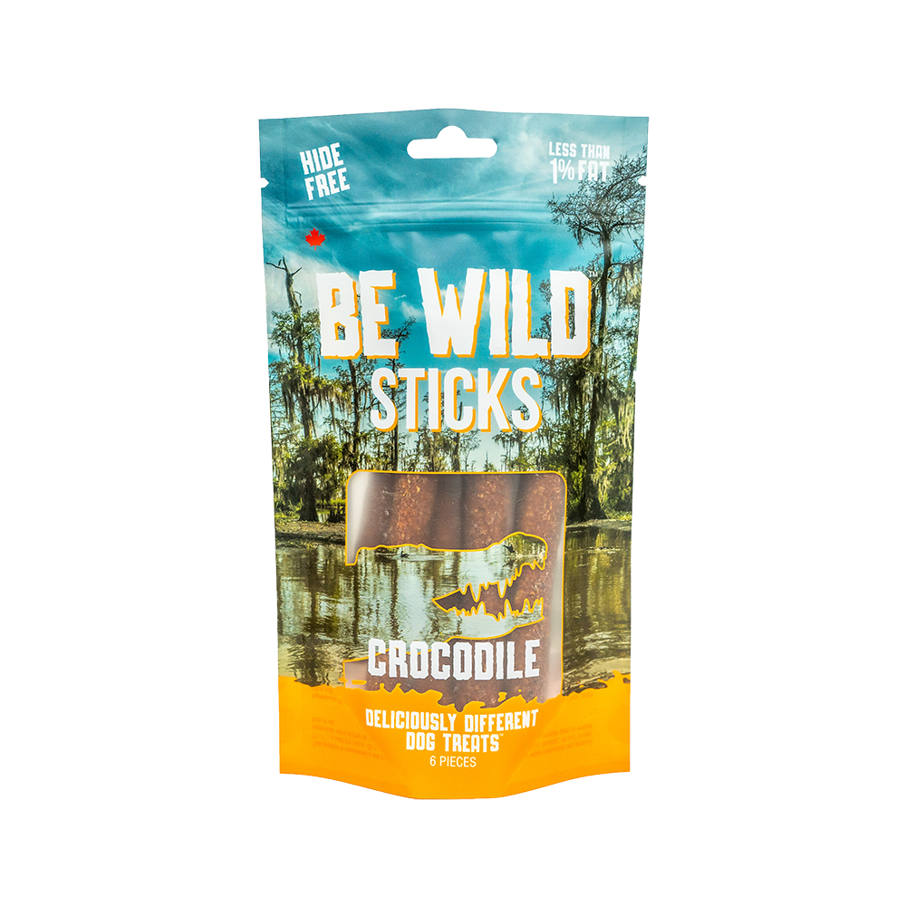 This & That Canine Co. - Dog - Be Wild Sticks Crocodile 6 pk
