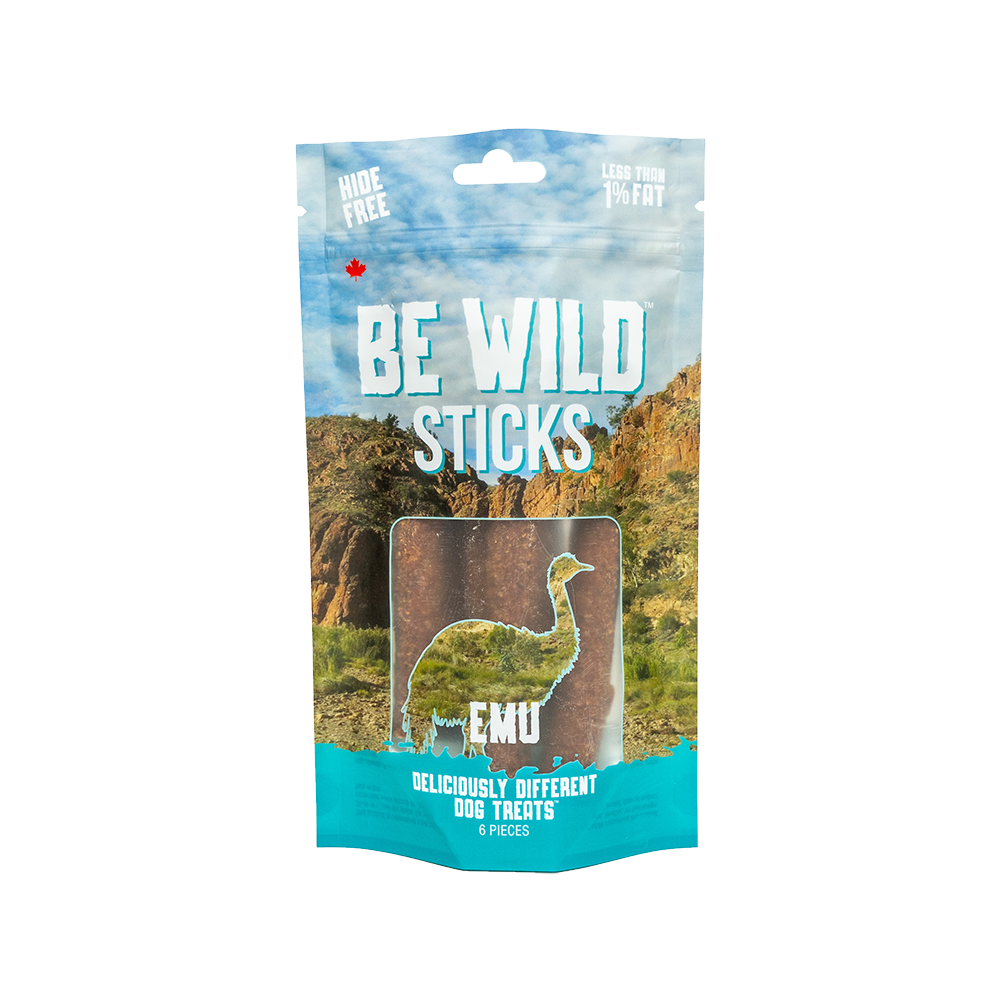 This & That Canine Co. - Dog - Be Wild Sticks Emu 6pk