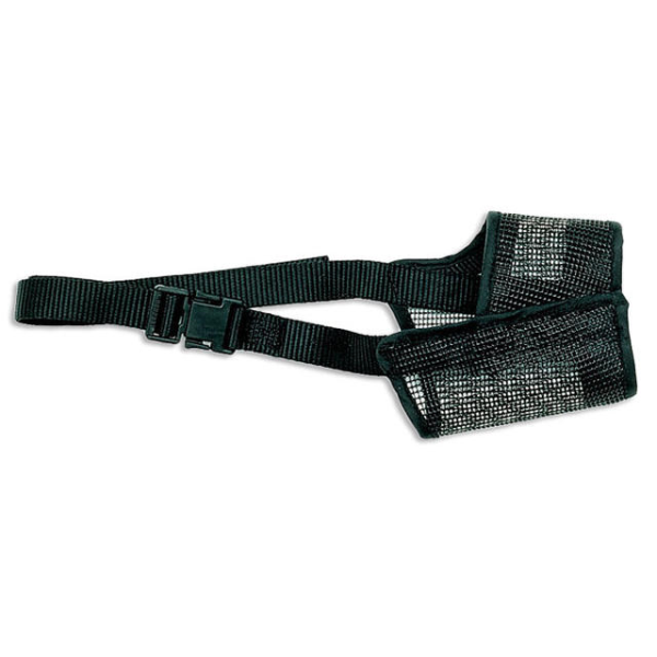 BestFit - Dog - Mesh Muzzle Black snout
