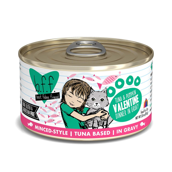 Best Feline Friend - Cat - Originals Minced Tuna & Pumpkin Valentine Dinner in Gravy
